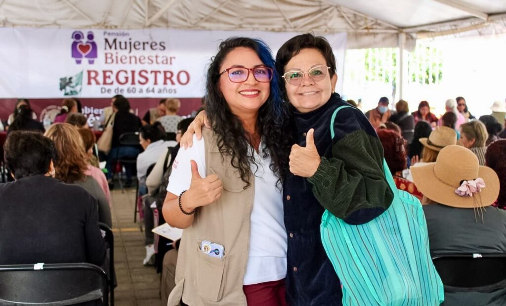 Del 19 al 25 de octubre se realiza el registro a las Pensiones para Adultos Mayores y Mujeres Bienestar